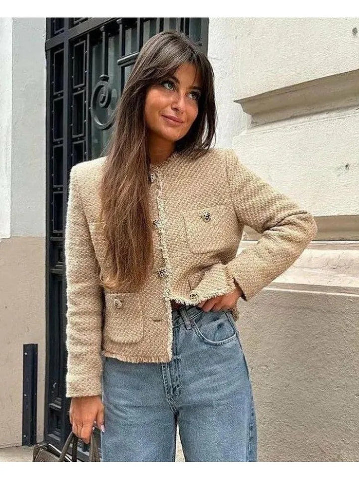 Corien - Prendas De Abrigo Con Botones Frontales Tops