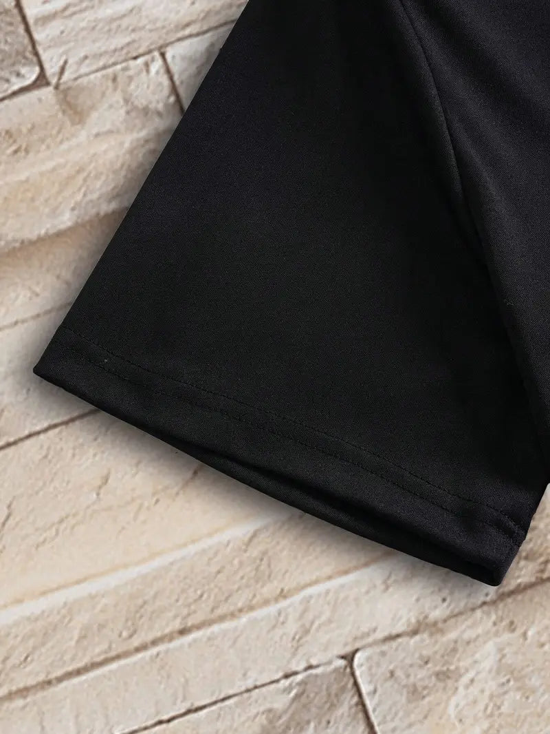 Fraga - Camiseta Elegante De Manga Corta