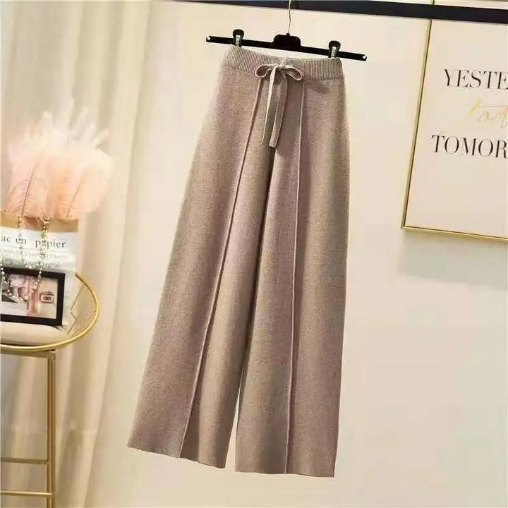 Mieke - Pantalones De Punto De Cintura Alta