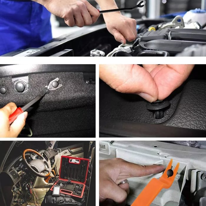 ClipMaster - 725 Piezas De Clips De Retención Para Coche y Removedor De Cierres