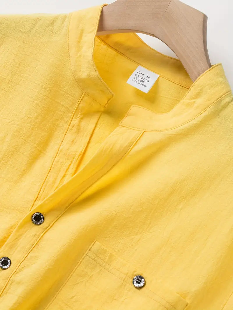 Vaughn - Elegante Camisa De Manga Corta