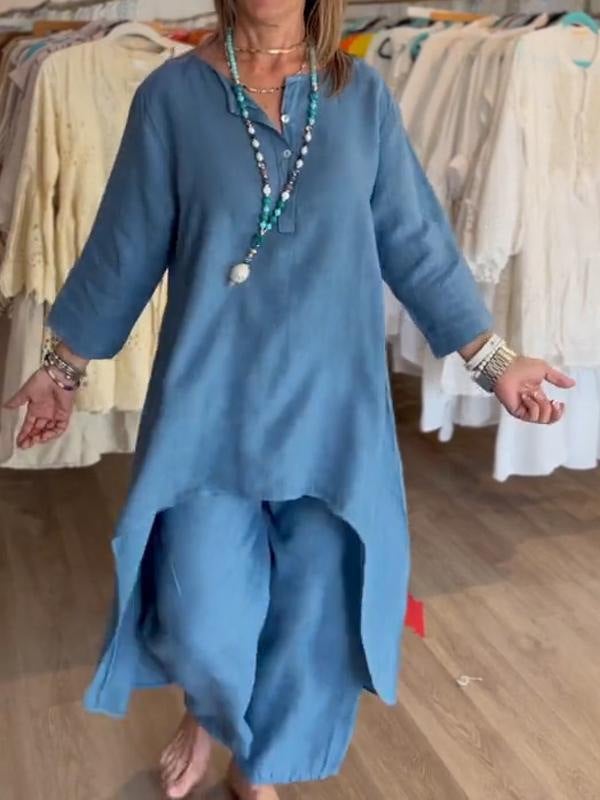 Freida - Vestido Casual de Lino