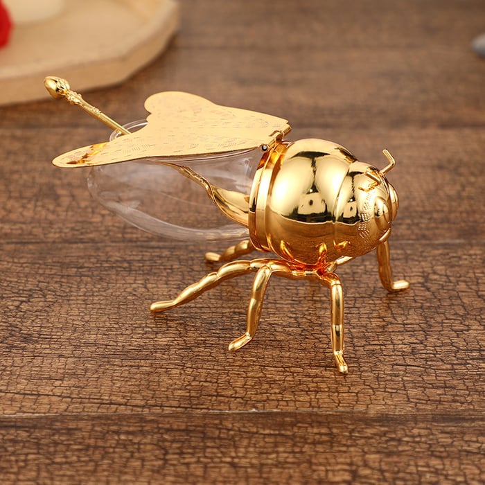 BeeCraft - Tarro de Miel Decorativo con Forma de Abeja