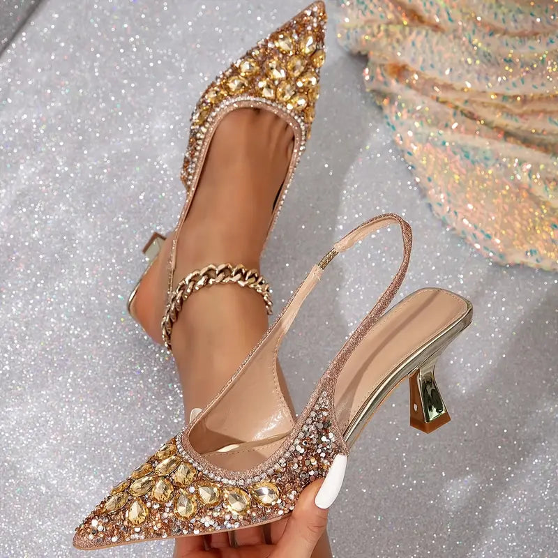 Abigail - Zapatos De Tacón Alto y Fino Para Banquetes