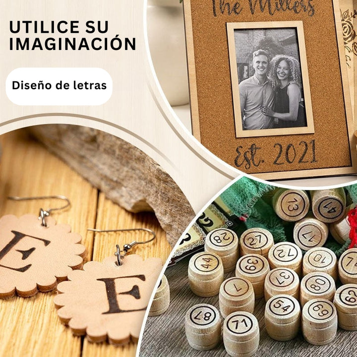 BurnCraft - DIY Madera Quemando y Juego de Trinchar