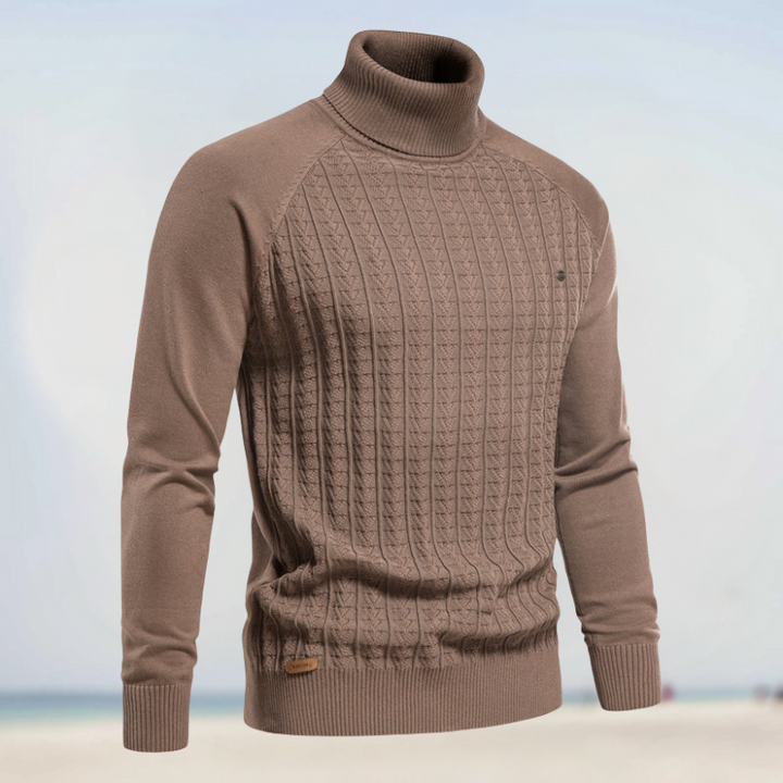 Jozan - Jersey de Punto con Cuello Alto