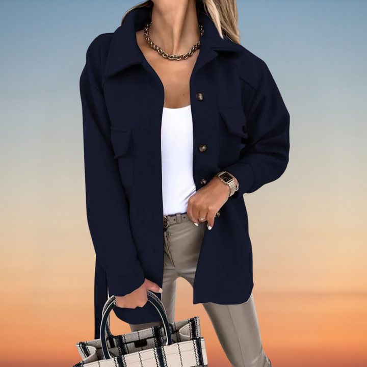 Kristel – Chaqueta De Lana Holgada