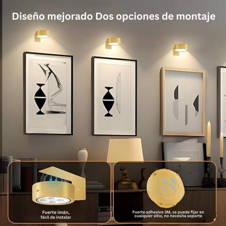 GlowFrame - Luz Magnética Para Pintar con 13 Modos de Iluminación ( Paquete de 3 )