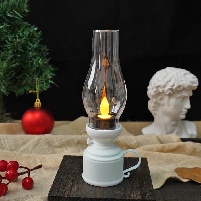 CandleLitght - LED Lámpara De Gueroseno De La Vendimia Vela de Oscilación Electrónica