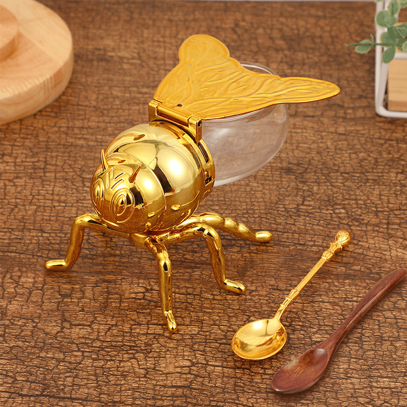 BeeCraft - Tarro de Miel Decorativo con Forma de Abeja