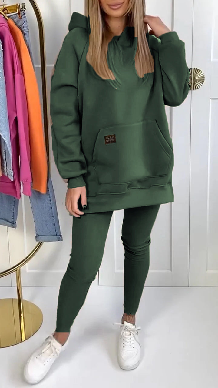 Neija - Conjunto Informal de Sudadera con Capucha y Leggings