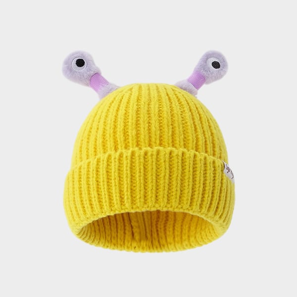 GlowTots - Gorro De Invierno Para Padres e Hijos de Un Simpático Monstruito Brillante