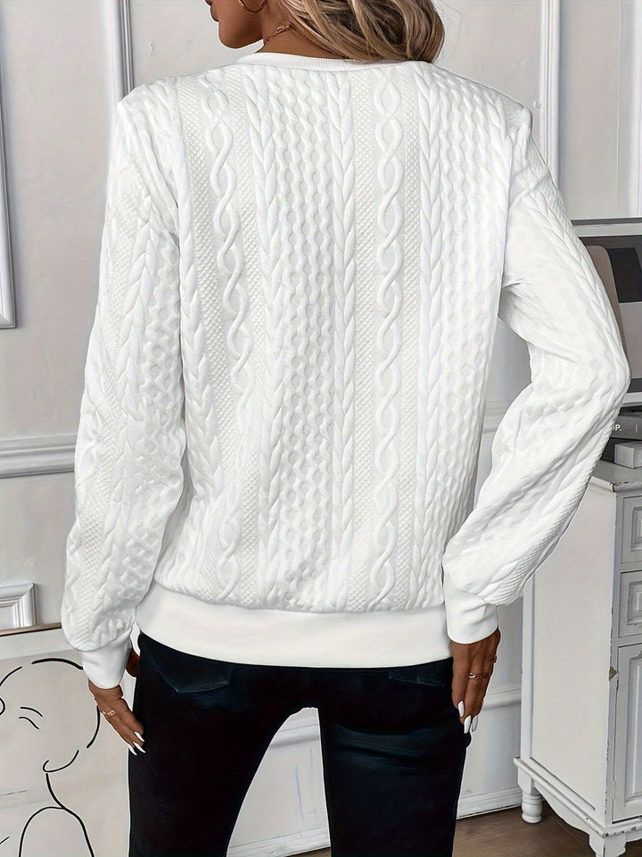 Erna - Elegante jersey con cremallera para mayor comodidad y estilo