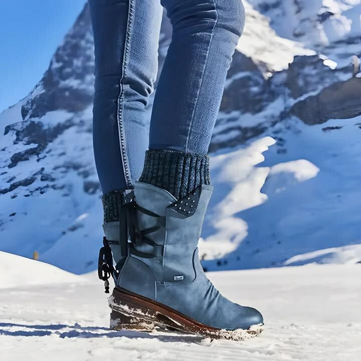 Aloisia - Botines Retro Para La Nieve