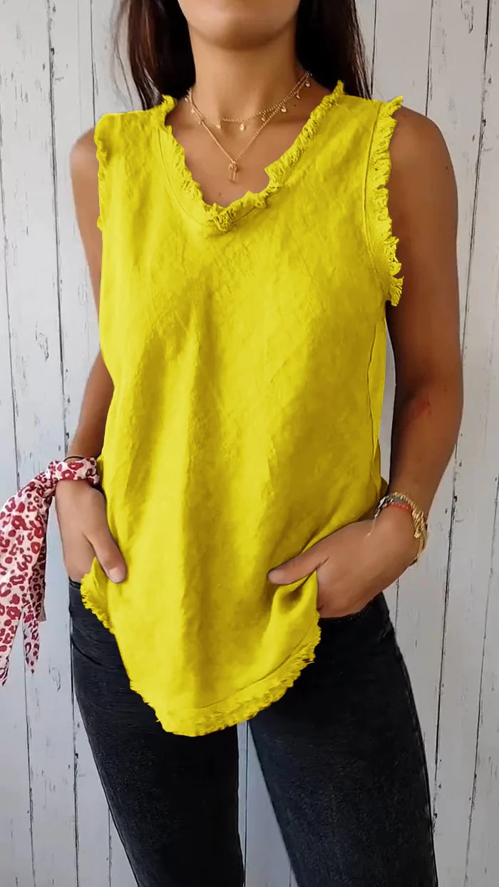 Myriam - Chaleco Con Cuello en V