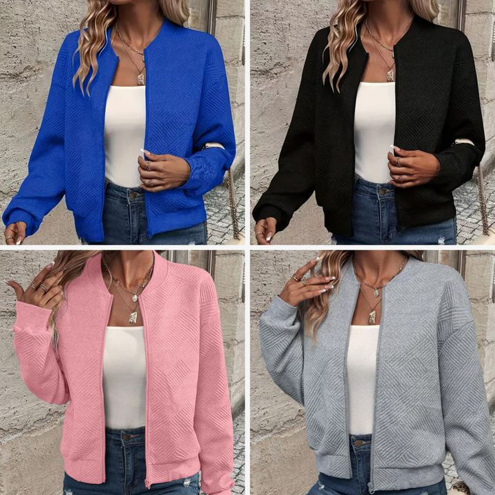Juanita - Chaqueta de Primavera Con Cremallera