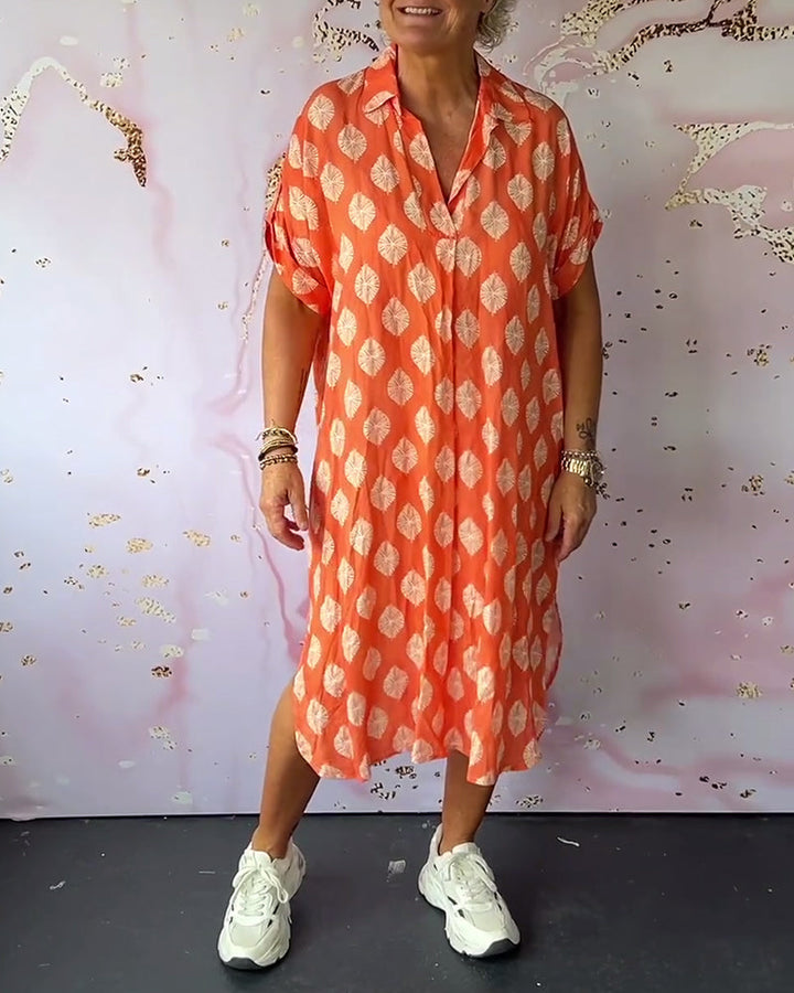 Dini - Vestido Elegante Con Cuello En V
