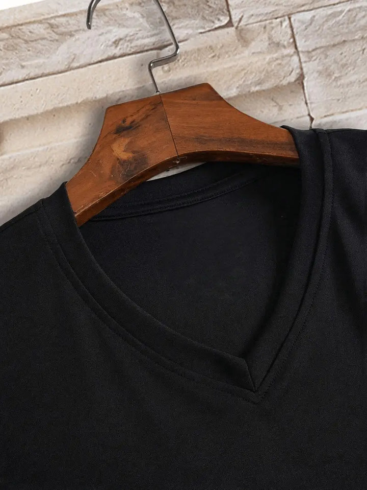 Fraga - Camiseta Elegante De Manga Corta
