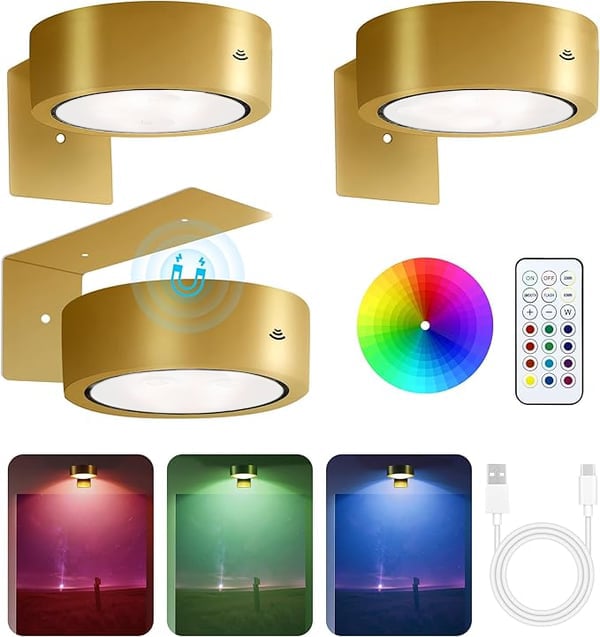 GlowFrame - Luz Magnética Para Pintar con 13 Modos de Iluminación ( Paquete de 3 )