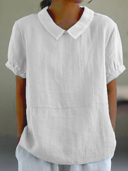 Henny - Elegante Blusa de Algodón