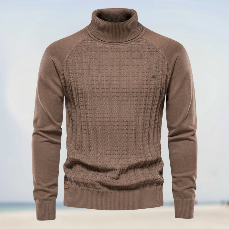 Jozan - Jersey de Punto con Cuello Alto