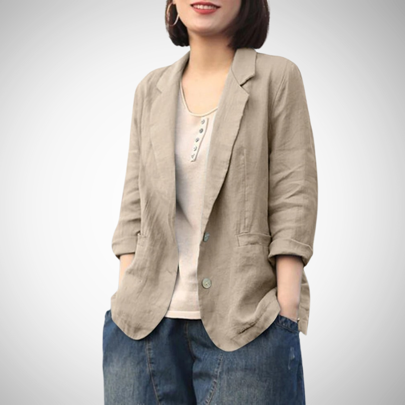 Noreenke - Blazer Informal De Manga Larga