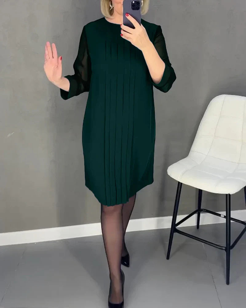 Teona - Vestido Plisado Elegante