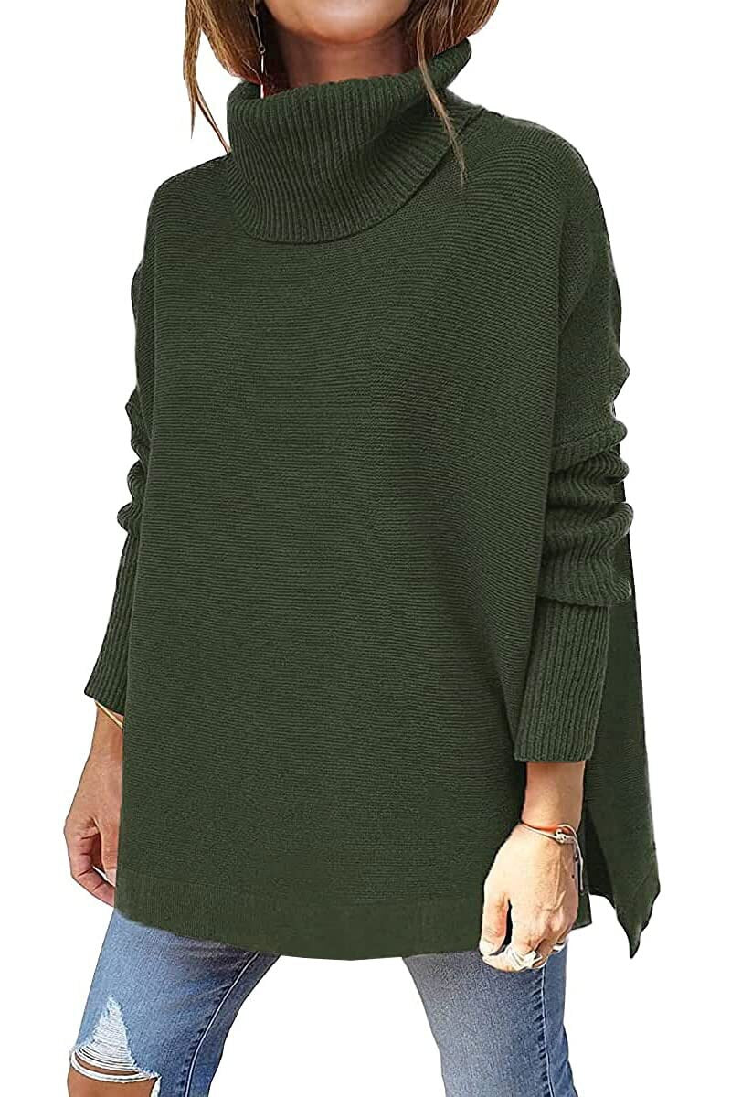 Bellatrix - Jersey Oversize De Lana y Cuello Alto