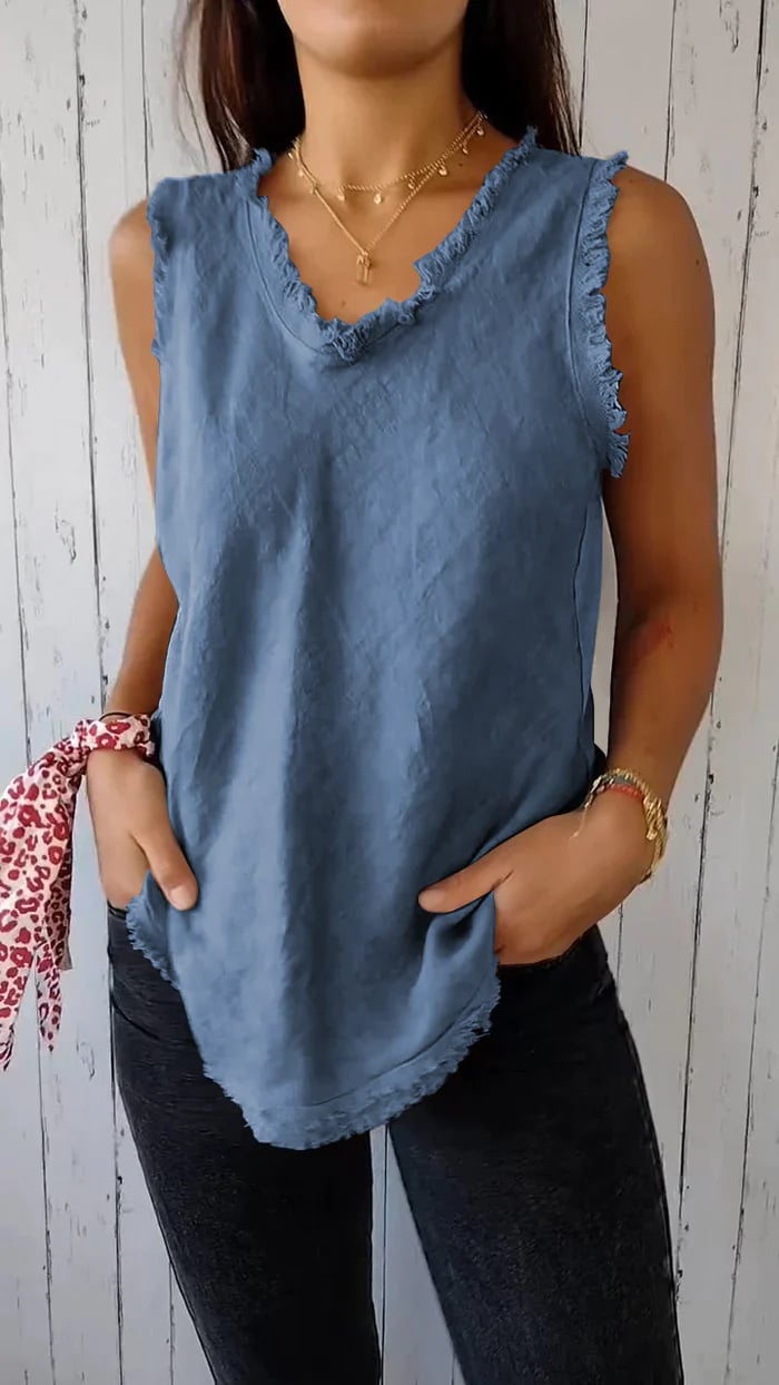 Myriam - Chaleco Con Cuello en V