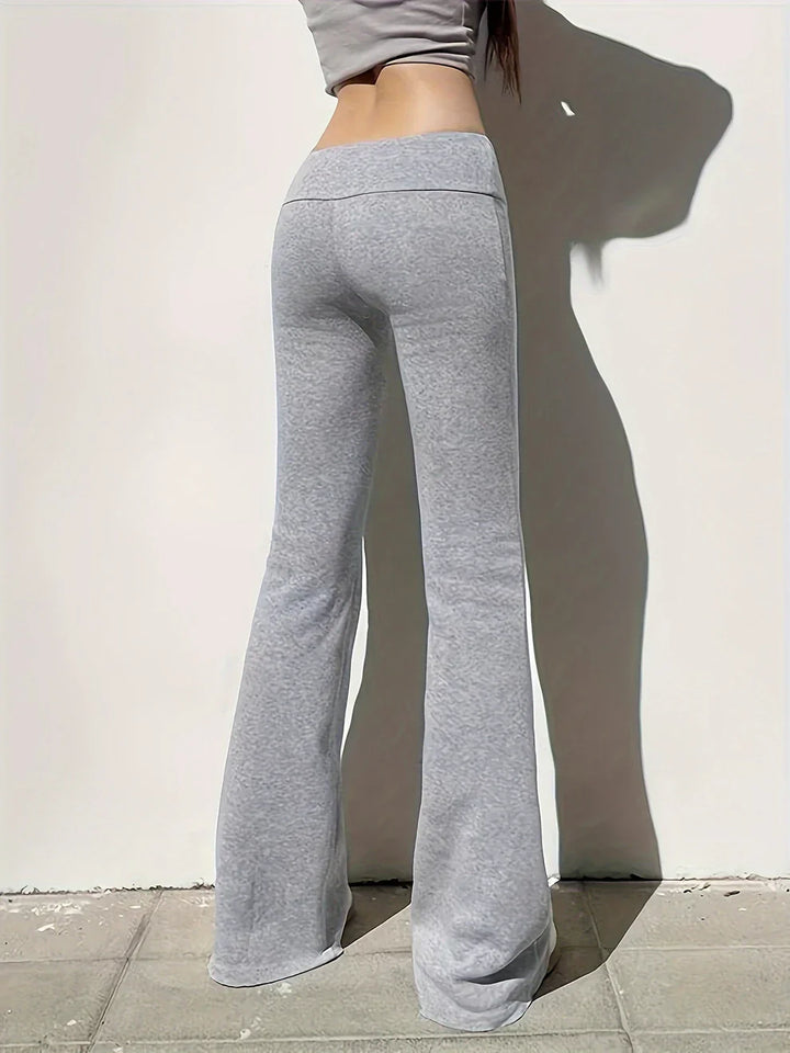 Eefje - Pantalones Acampanados De Punto