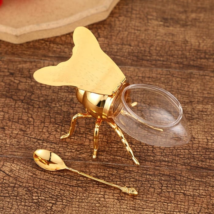 BeeCraft - Tarro de Miel Decorativo con Forma de Abeja