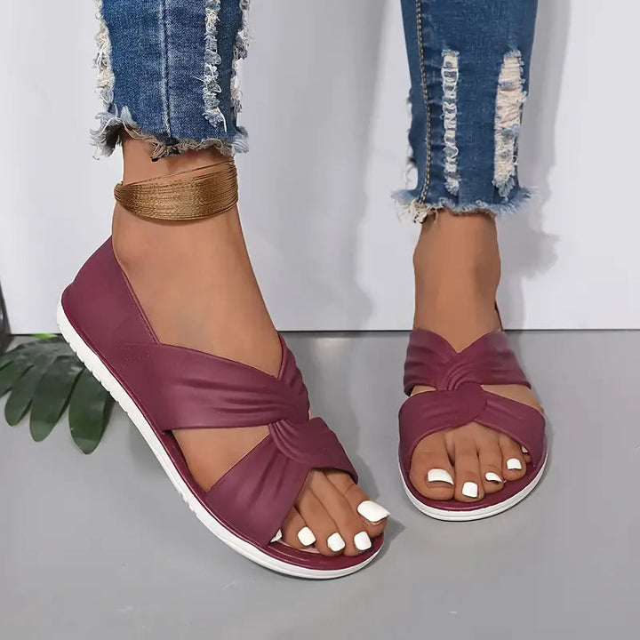 Lenja - Sandalias Confort Diapositiva