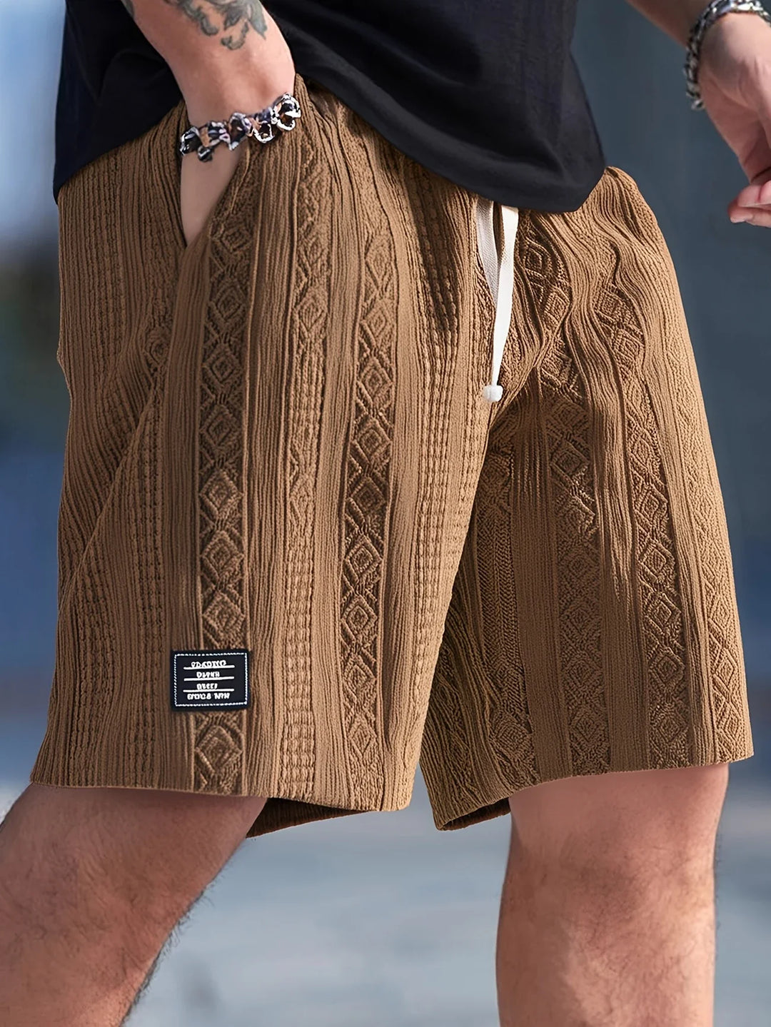 Andrew - Pantalones Cortos Con Cintura Ajustable Con Cordón