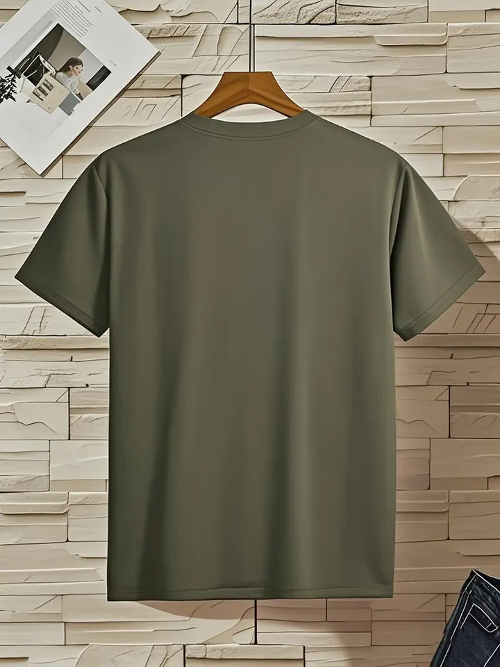 Fraga - Camiseta Elegante De Manga Corta