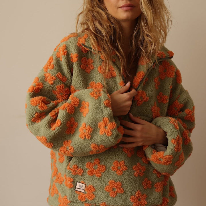 Azelma - Jersey De Manga Larga y Estampado Floral