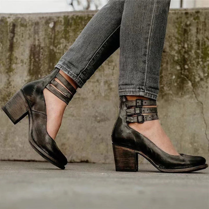 Steffie - Tacones Altos De Madera