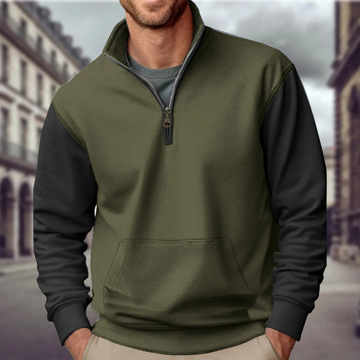 Tammo - Media cremallera Sin Capucha Pullover