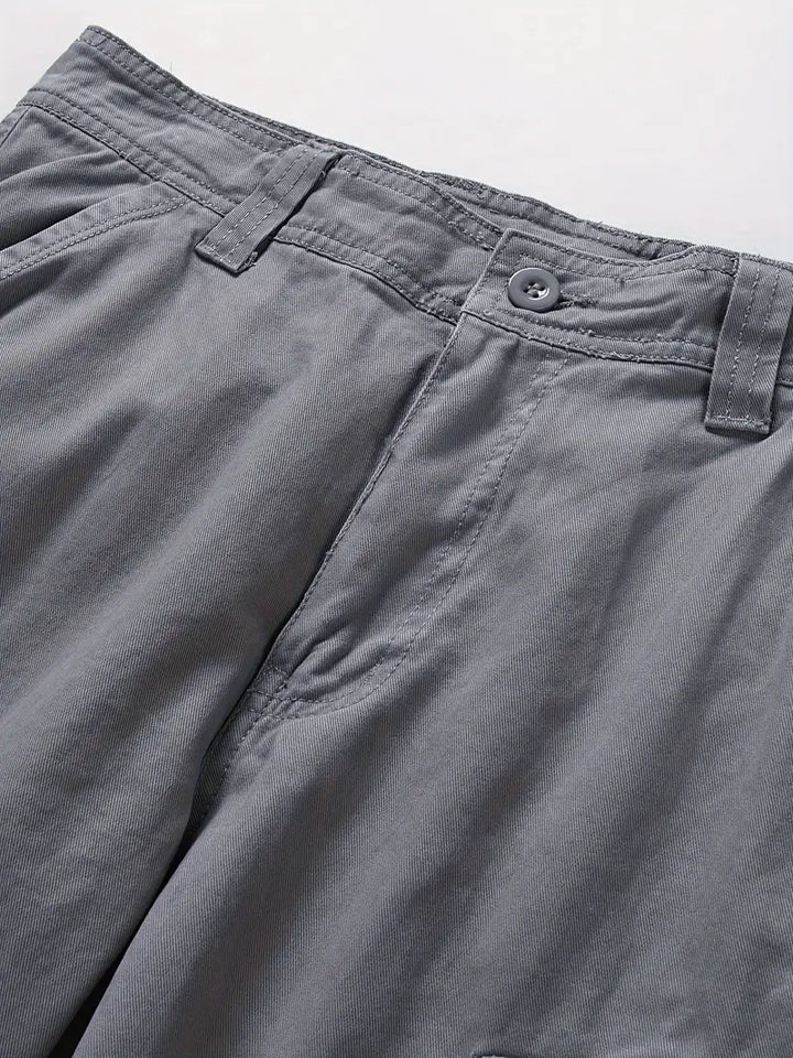 Mauro - Elegantes Pantalones Cortos Con Multibolsillos