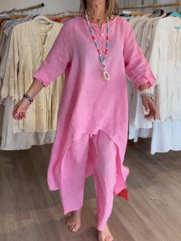 Freida - Vestido Casual de Lino
