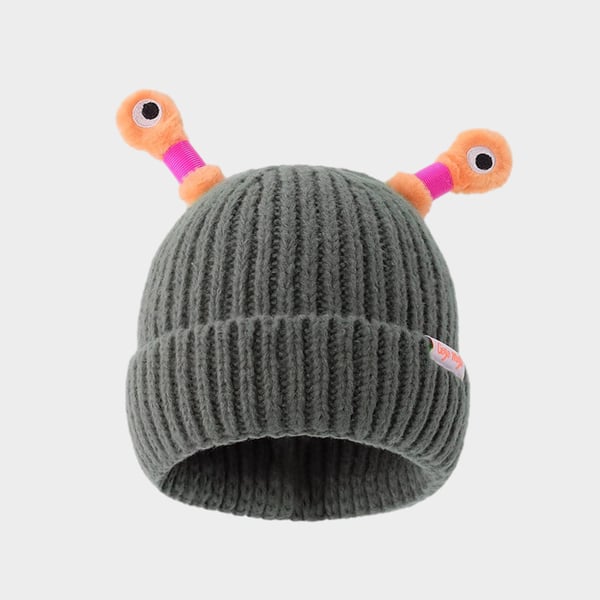 GlowTots - Gorro De Invierno Para Padres e Hijos de Un Simpático Monstruito Brillante