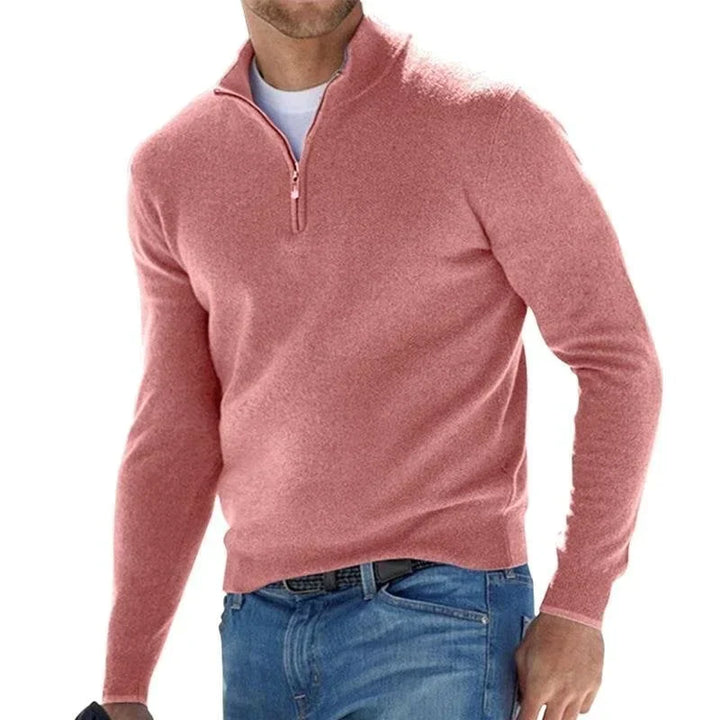EGEO - Jersey Básico De Hombre Con Cremallera
