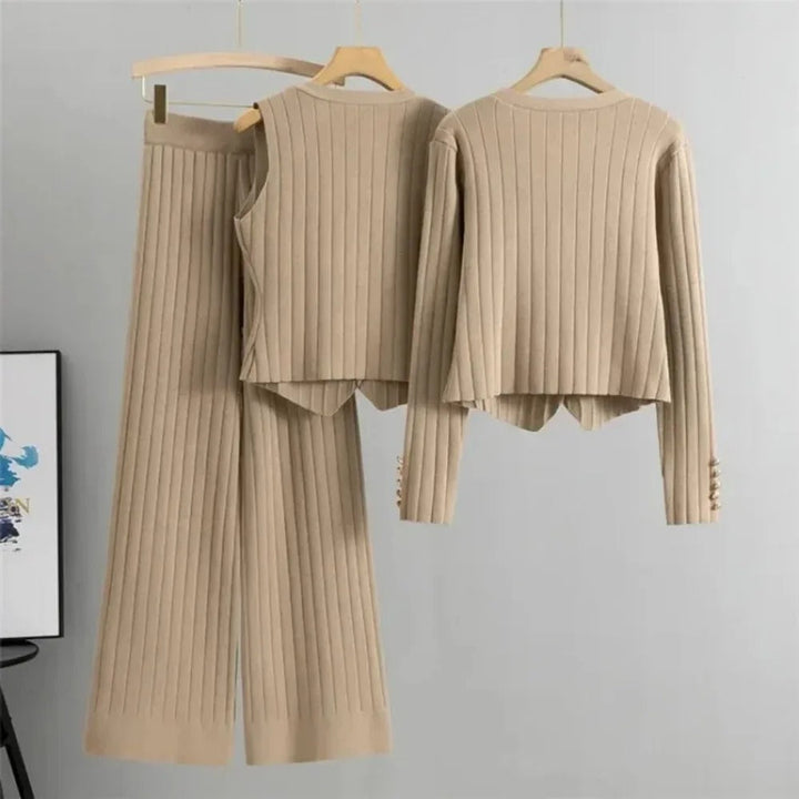 Saskia - Conjunto De Manga Larga De 3 Piezas