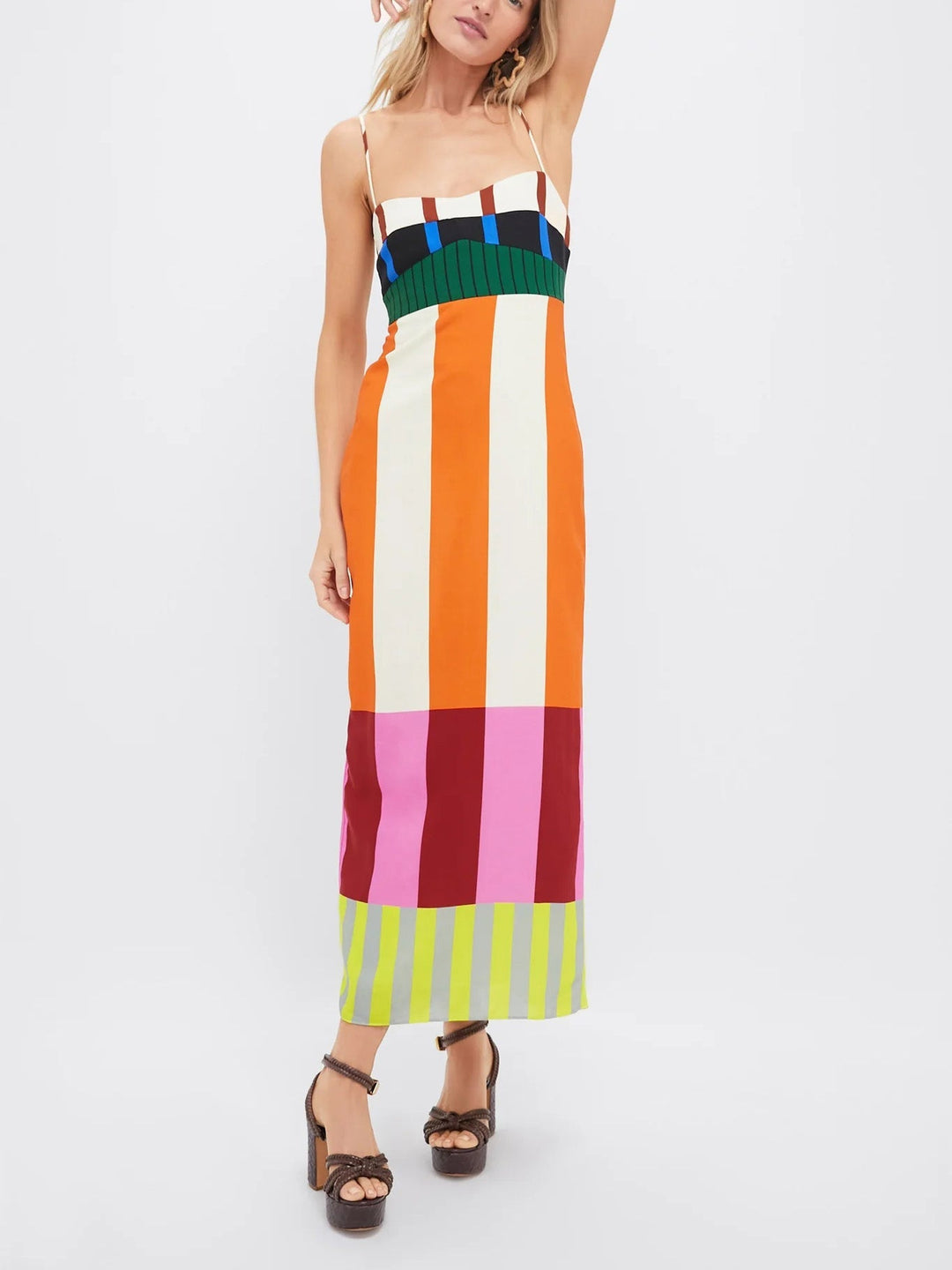 Sienna - Vestido Maxi Bengal Multi Paloma