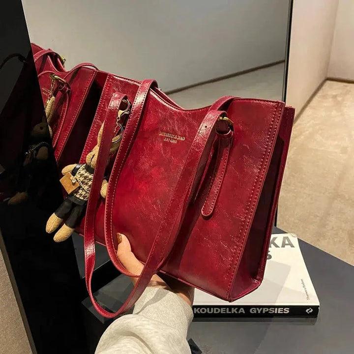 Lavina - Bolso de Hombro de Cuero vintage