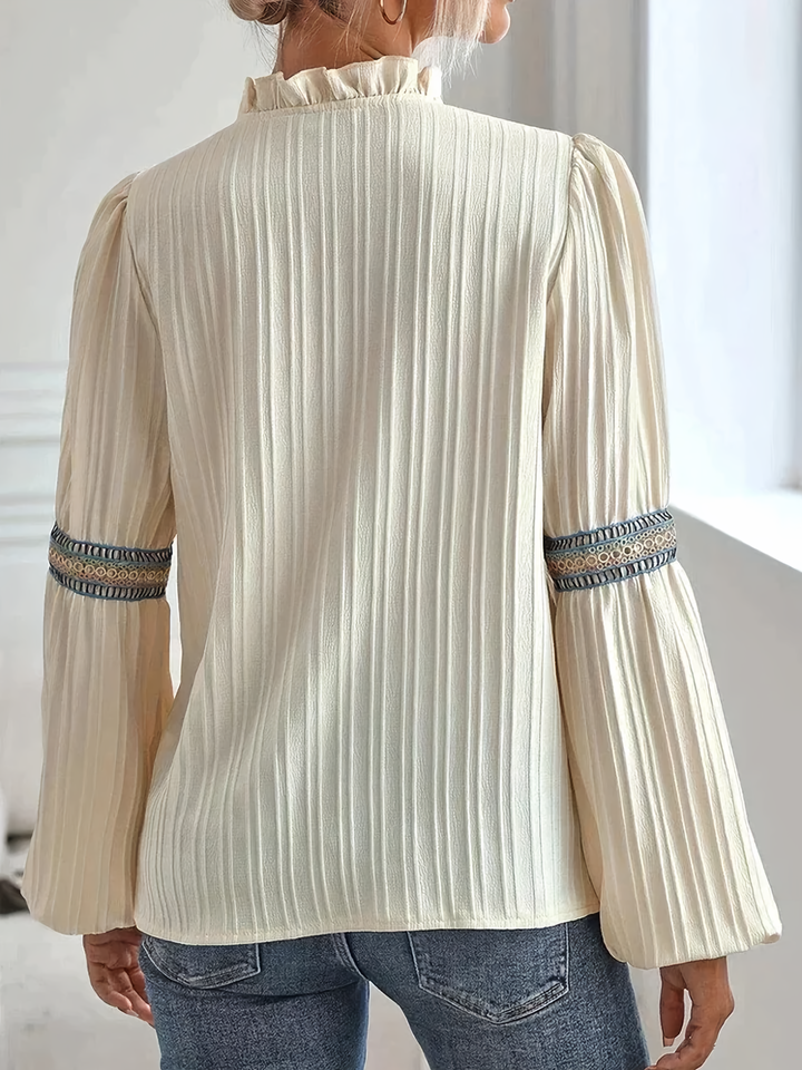 Vinca - Elegante Blusa de Encaje