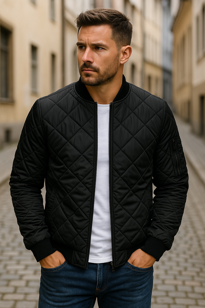 Willy - Chaqueta de Algodón Con Estampado de Rombos