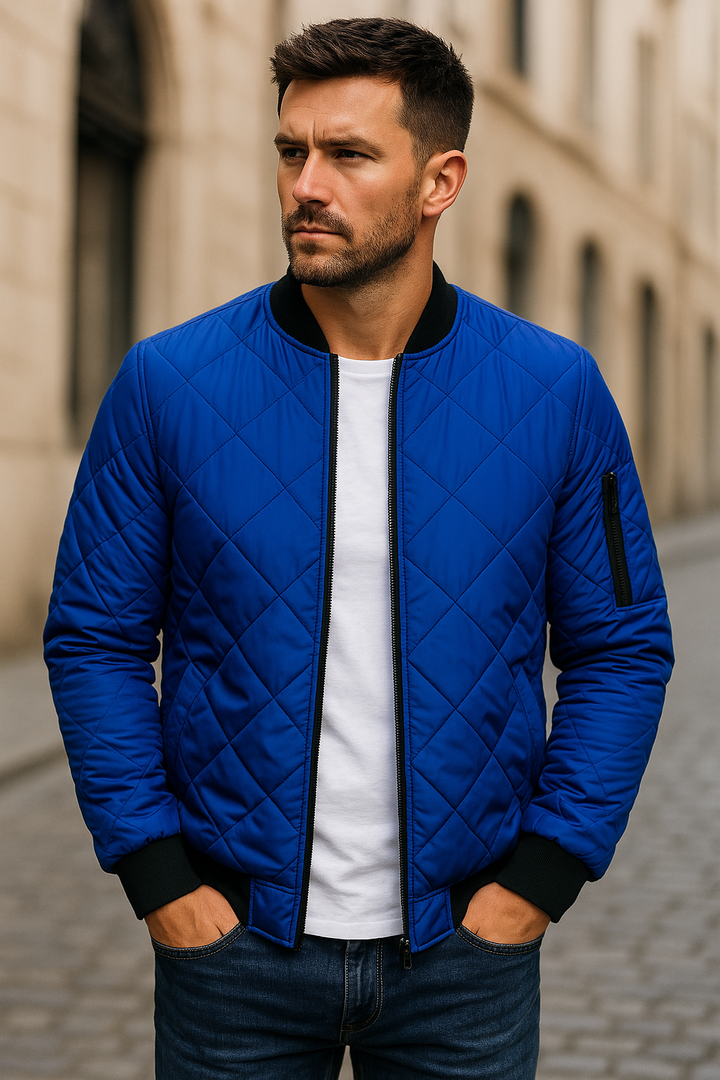 Willy - Chaqueta de Algodón Con Estampado de Rombos