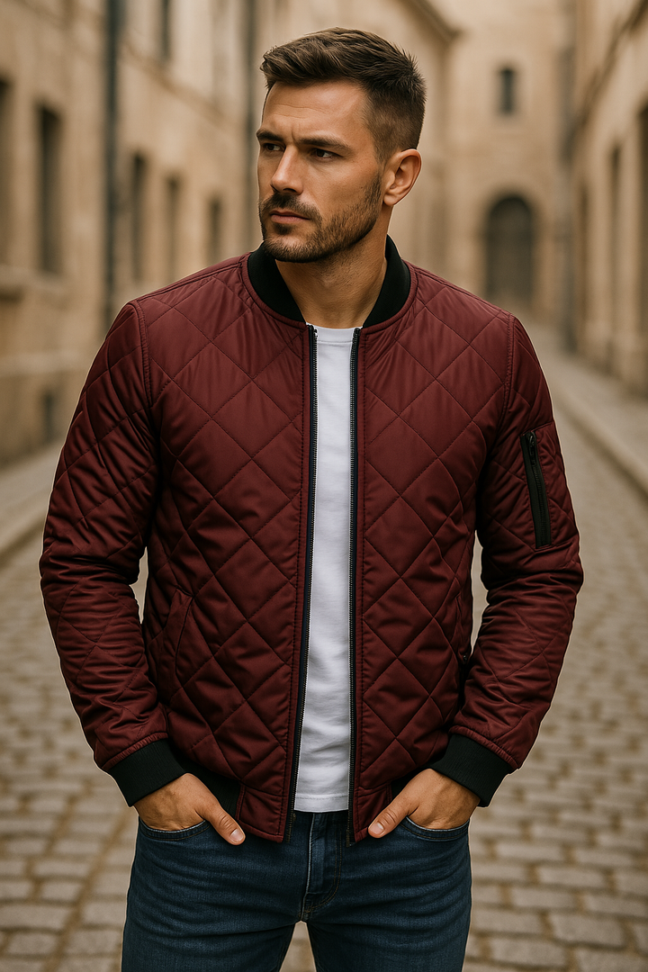 Willy - Chaqueta de Algodón Con Estampado de Rombos