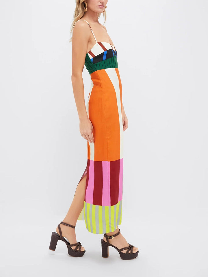 Sienna - Vestido Maxi Bengal Multi Paloma