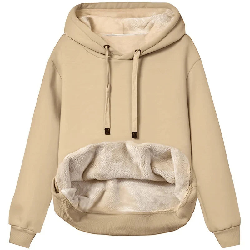 Babette -  Sudadera Polar Con Capucha Suave y Cálida